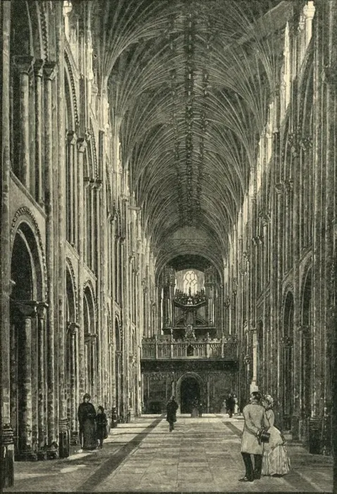 Framed Print : The Nave, Norwich Cathedral, 1898. Creator: Unknown Framed Print : The Nave, Norwich Cathedral, 1898. Creator: Unknown