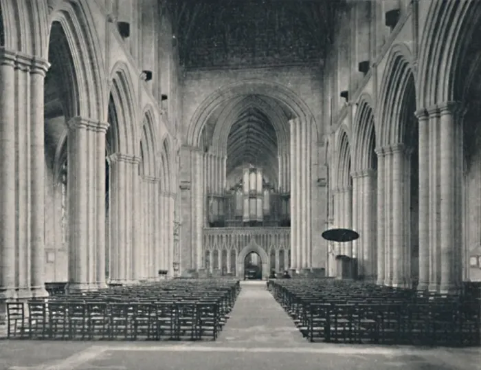 Framed Print : The Nave, Ripon Cathedral, 1904 Framed Print : The Nave, Ripon Cathedral, 1904