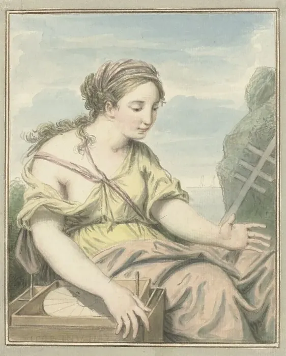 Framed Print : Navigation, 1743. Creator: Louis Fabritius Dubourg Framed Print : Navigation, 1743. Creator: Louis Fabritius Dubourg
