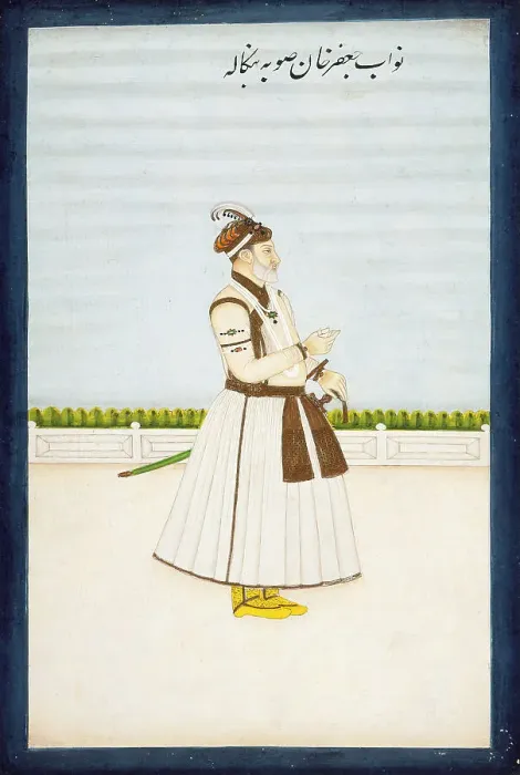 Framed Print : Nawab Mir Jafar Khan (reigned 1704-1726), between 1760 and 1775. Creator: Unknown Framed Print : Nawab Mir Jafar Khan (reigned 1704-1726), between 1760 and 1775. Creator: Unknown