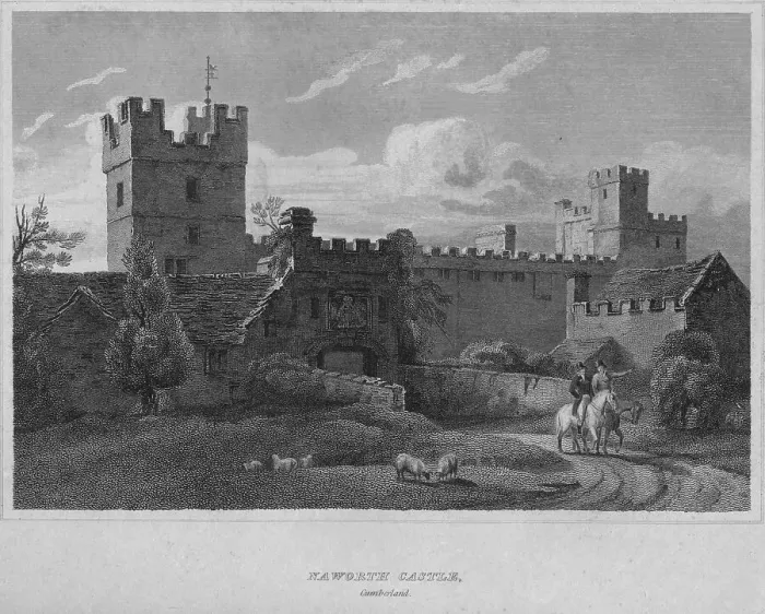 Framed Print : Naworth Castle, Cumberland, 1814. Artist: John Greig Framed Print : Naworth Castle, Cumberland, 1814. Artist: John Greig