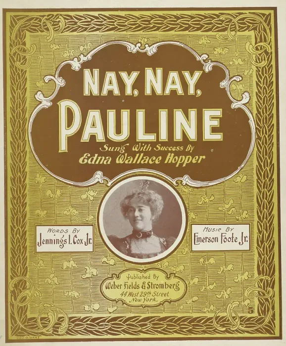 Framed Print : Nay, Nay, Pauline, 1898. Creator: Geo. O. Hart Framed Print : Nay, Nay, Pauline, 1898. Creator: Geo. O. Hart
