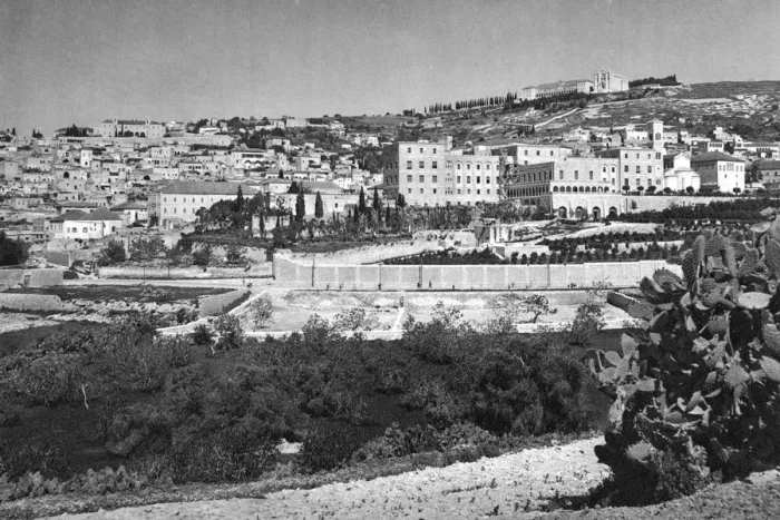 Framed Print : Nazareth, 1937. Artist: Martin Hurlimann Framed Print : Nazareth, 1937. Artist: Martin Hurlimann