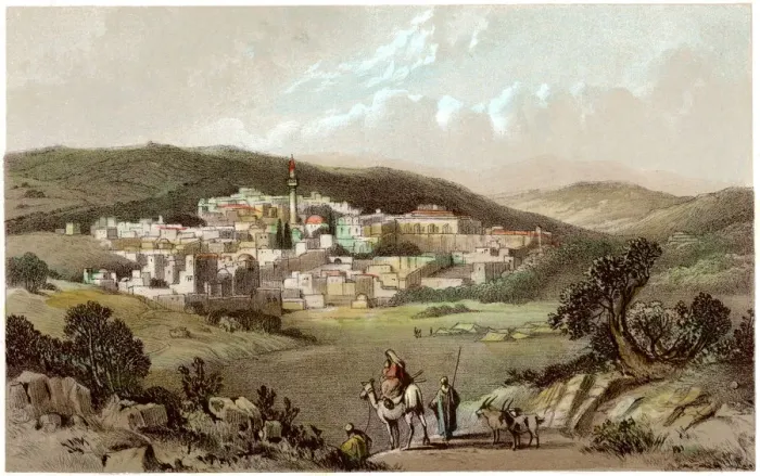 Framed Print : Nazareth, Israel, 19th century