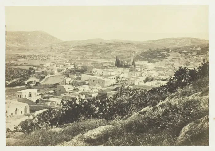 Framed Print : Nazareth, From the North-West, 1857. Creator: Francis Frith Framed Print : Nazareth, From the North-West, 1857. Creator: Francis Frith