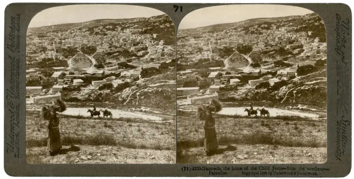 Framed Print : Nazareth, as seen from the north-east, Palestine, 1900. Artist: Underwood & Underwood Framed Print : Nazareth, as seen from the north-east, Palestine, 1900. Artist: Underwood & Underwood