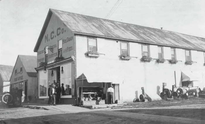 Framed Print : N.C. Co. General Store, between c1900 and 1916. Creator: Unknown Framed Print : N.C. Co. General Store, between c1900 and 1916. Creator: Unknown