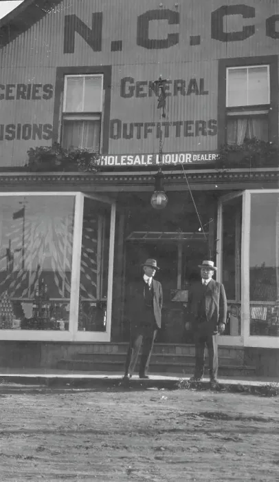 Framed Print : N.C. Co. General Store, between c1900 and 1916. Creator: Unknown Framed Print : N.C. Co. General Store, between c1900 and 1916. Creator: Unknown