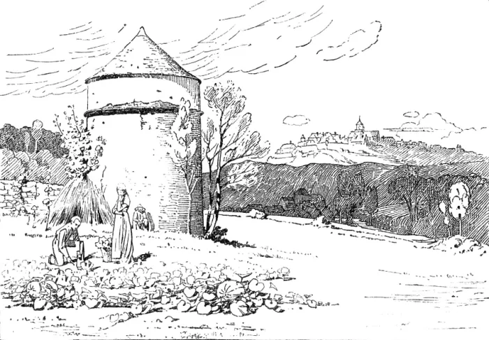 Framed Print : Near Avallon, Yonne, by W. Bright Morris:Institute of Painters in Oil Colours, 1883. Creator: Dawson Framed Print : Near Avallon, Yonne, by W. Bright Morris:Institute of Painters in Oil Colours, 1883. Creator: Dawson