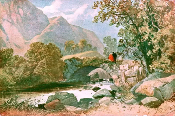Framed Print : Near Bettws-y-Coed, North Wales, (c1900). Creator: Unknown Framed Print : Near Bettws-y-Coed, North Wales, (c1900). Creator: Unknown