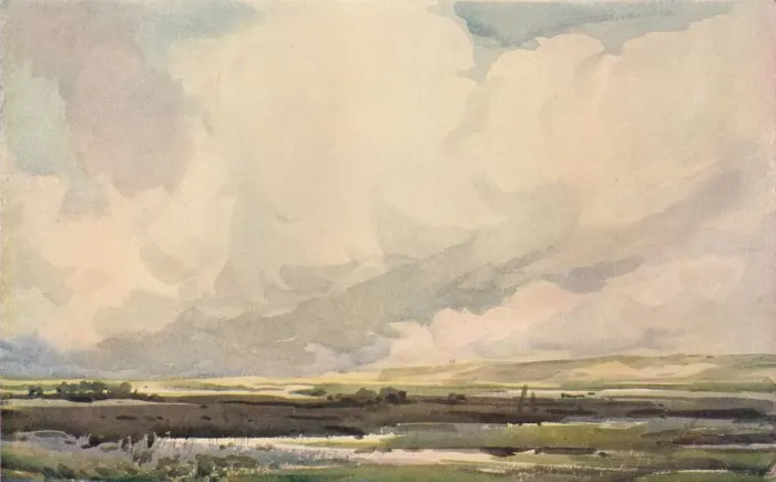 Framed Print : Near Dunwich, Suffolk, c1910. Artist: Claude Hayes Framed Print : Near Dunwich, Suffolk, c1910. Artist: Claude Hayes