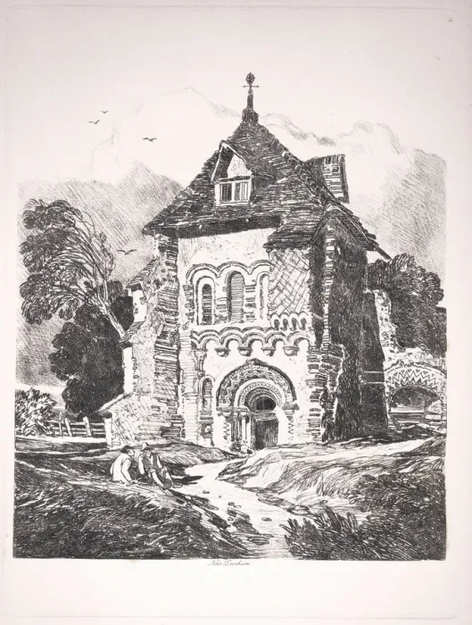 Framed Print : Near Durham, 1838. Creator: John Sell Cotman Framed Print : Near Durham, 1838. Creator: John Sell Cotman