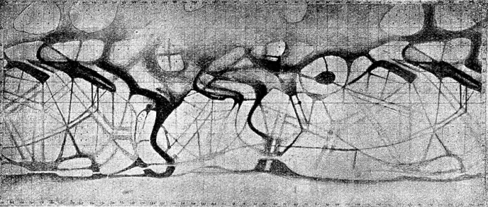 Framed Print : Our Near Neighbour, Mars: Fig. 7: the 'Channels' of Mars, as recorded by Schiaparelli, 1895. Creator: Unknown Framed Print : Our Near Neighbour, Mars: Fig. 7: the 'Channels' of Mars, as recorded by Schiaparelli, 1895. Creator: Unknown