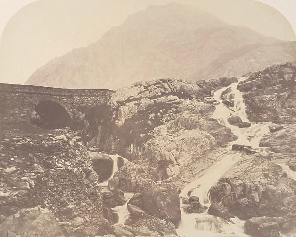 Near the Pass of Nant Frangen, North Wales, 1856. Creator: Alfred Rosling
