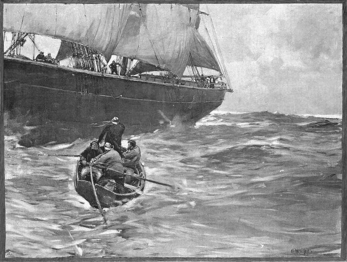 Framed Print : Nearing Home - Taking on a Pilot, after Frank Brangwyn, 1891. Creator: Unknown. Nearing Home - Taking on a Pilot, after Frank Brangwyn, 1891. Creator: Unknown Framed Print : Nearing Home - Taking on a Pilot, after Frank Brangwyn, 1891. Creator: Unknown. Nearing Home - Taking on a Pilot, after Frank Brangwyn, 1891. Creator: Unknown
