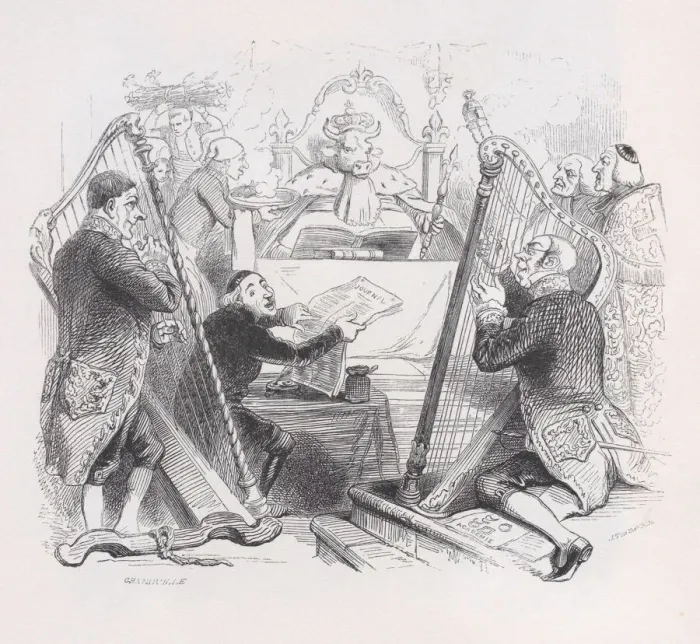 Framed Print : Nebuchadnezzar from The Complete Works of Beranger, 1836. Creator: John Thompson Framed Print : Nebuchadnezzar from The Complete Works of Beranger, 1836. Creator: John Thompson