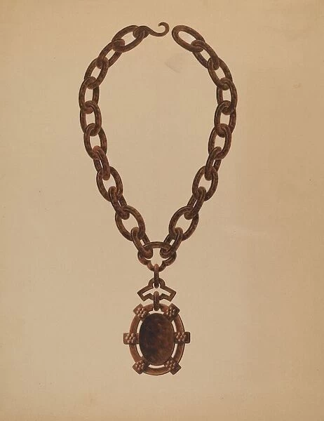 Necklace, 1935  /  1942. Creator: John H. Tercuzzi