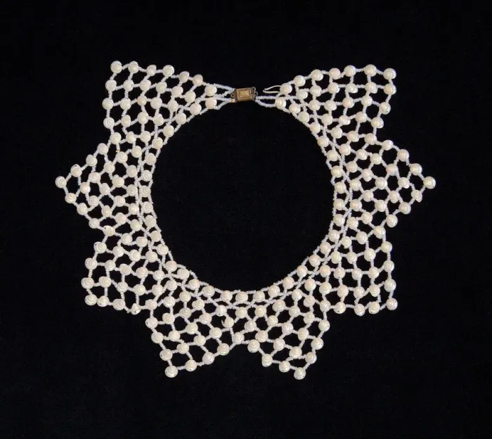 Framed Print : Necklace, American, ca. 1860. Creator: Unknown Framed Print : Necklace, American, ca. 1860. Creator: Unknown