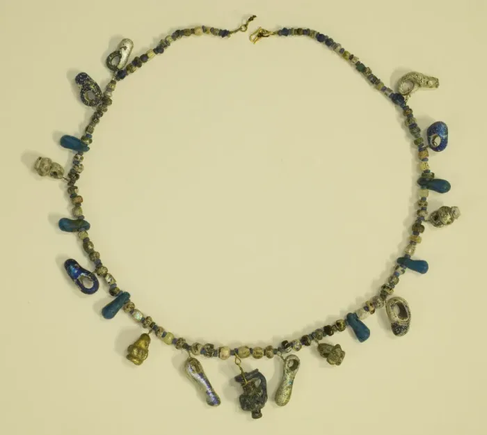 Framed Print : Necklace with Amulets, 1st-4th century. Creator: Unknown Framed Print : Necklace with Amulets, 1st-4th century. Creator: Unknown