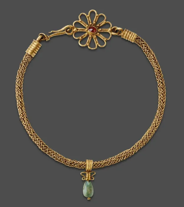 Framed Print : Necklace with Pendant, 2nd-3rd century. Creator: Unknown Framed Print : Necklace with Pendant, 2nd-3rd century. Creator: Unknown