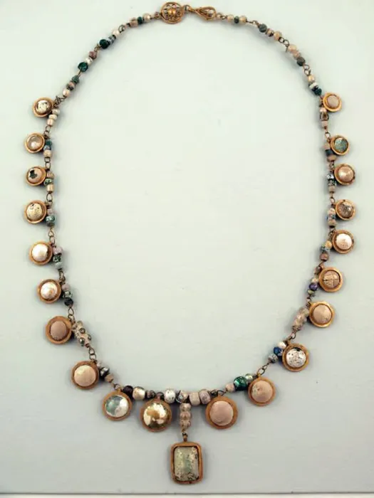Framed Print : Necklace, probably 5th century. Creator: Unknown Framed Print : Necklace, probably 5th century. Creator: Unknown