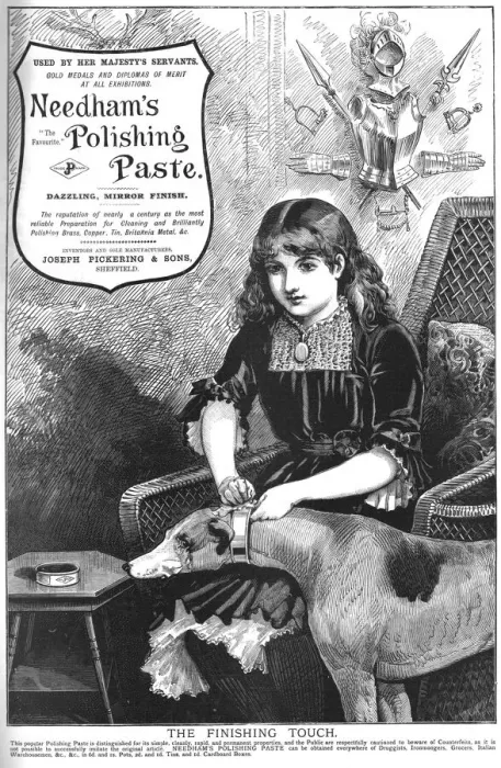 Framed Print : Needhams Polishing Paste, 1886. Creator: Unknown Framed Print : Needhams Polishing Paste, 1886. Creator: Unknown