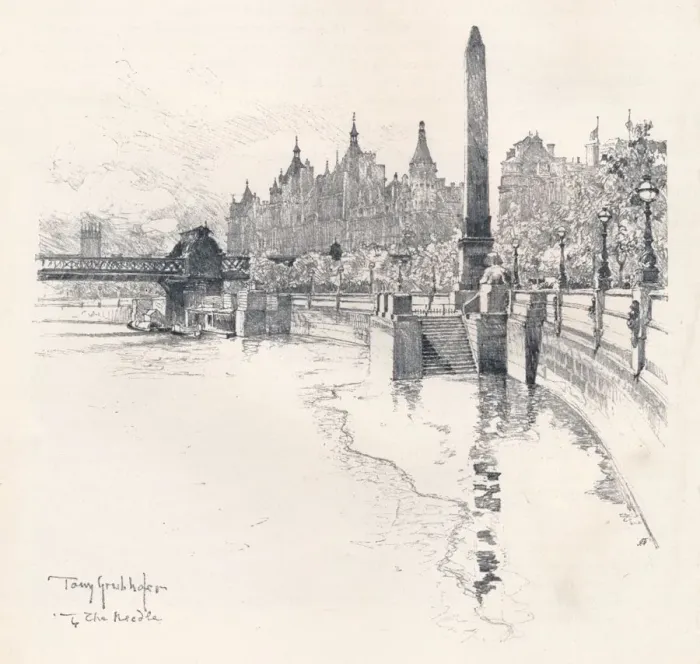 Framed Print : The Needle, c1902. Artist: Tony Grubhofer Framed Print : The Needle, c1902. Artist: Tony Grubhofer