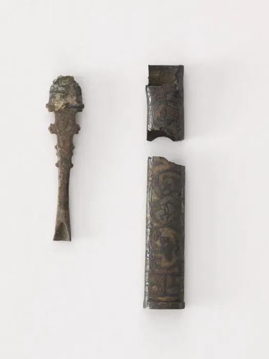 Framed Print : Needle case body and cap, Goryeo period, 12th-13th century. Creator: Unknown Framed Print : Needle case body and cap, Goryeo period, 12th-13th century. Creator: Unknown