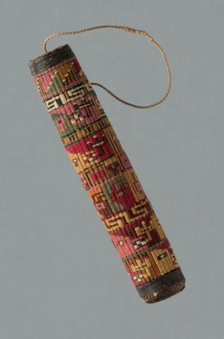 Framed Print : Needle Case, Peru, c. 700 / 1476. Creator: Unknown Framed Print : Needle Case, Peru, c. 700 / 1476. Creator: Unknown