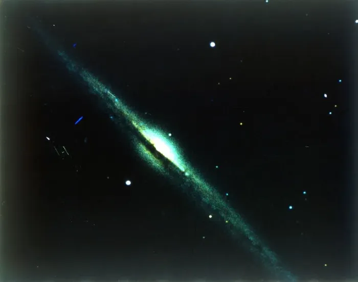 Framed Print : The Needle Galaxy in Coma Berenices. Creator: NASA Framed Print : The Needle Galaxy in Coma Berenices. Creator: NASA