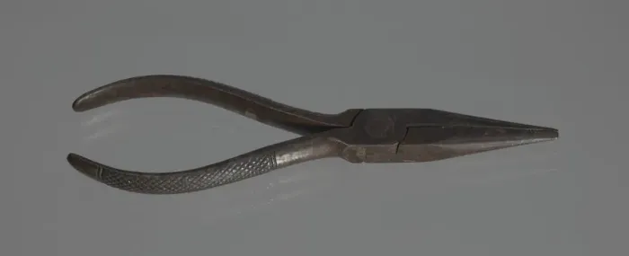 Framed Print : Needlenose pliers from the workshop of C. Edgar Patience, 1900-1972. Creator: Unknown Framed Print : Needlenose pliers from the workshop of C. Edgar Patience, 1900-1972. Creator: Unknown