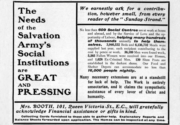 Framed Print : The Needs of the Salvation Armys Social Institutions are Great and Pressing, 1901 Framed Print : The Needs of the Salvation Armys Social Institutions are Great and Pressing, 1901