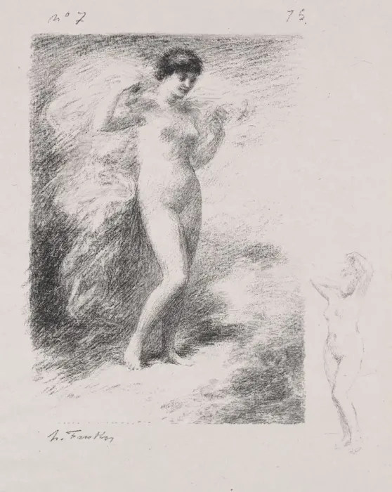 Framed Print : Neere. Creator: Henri Fantin-Latour (French, 1836-1904) Framed Print : Neere. Creator: Henri Fantin-Latour (French, 1836-1904)