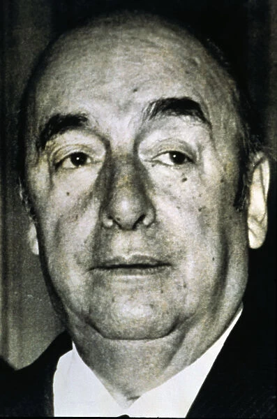 Neftali Ricardo Reyes, called Pablo Neruda (1904-1973), Chilean poet and Nobel Prize