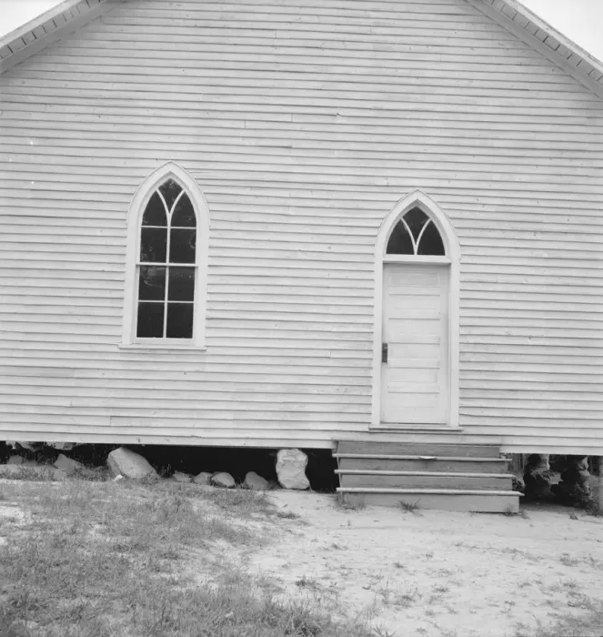 Framed Print : Negro Baptist church, Person County, North Carolina, 1939. Creator: Dorothea Lange Framed Print : Negro Baptist church, Person County, North Carolina, 1939. Creator: Dorothea Lange