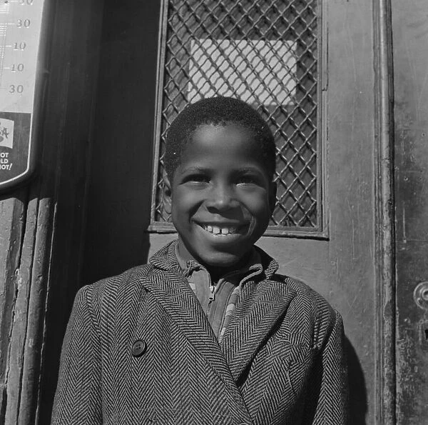 Negro boy, Washington, D. C. 1942. Creator: Gordon Parks