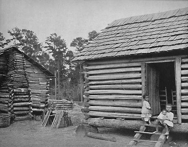 Negro Log Huts, Thomasville, Georgia, c1897. Creator: Unknown