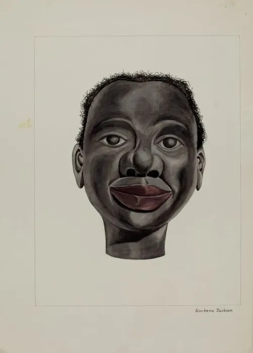 Framed Print : Negro Minstrel, c. 1937. Creator: Gordena Jackson