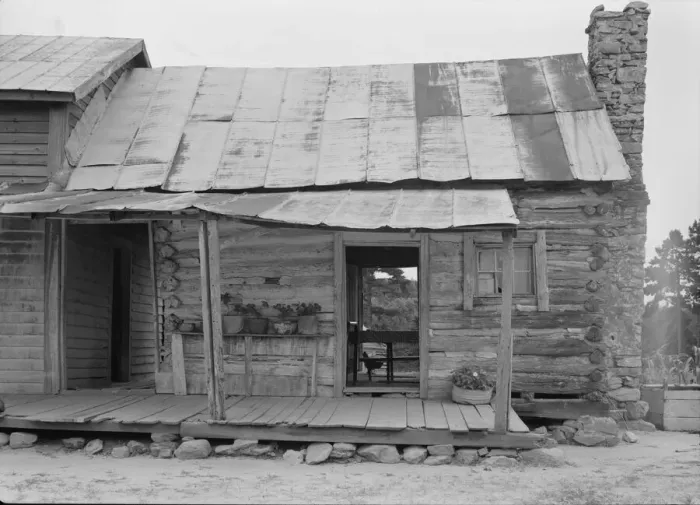 Framed Print : Negro sharecropper house on dirt, near Olive Hill, North Carolina, 1939. Creator: Dorothea Lange Framed Print : Negro sharecropper house on dirt, near Olive Hill, North Carolina, 1939. Creator: Dorothea Lange