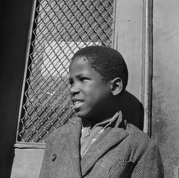 Negro youth, Washington, D. C. 1942. Creator: Gordon Parks