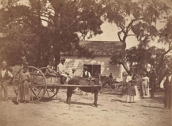 Negroes (Gwine to de Field), Hopkinsons Plantation, Edisto Island, South Carolina, 1862