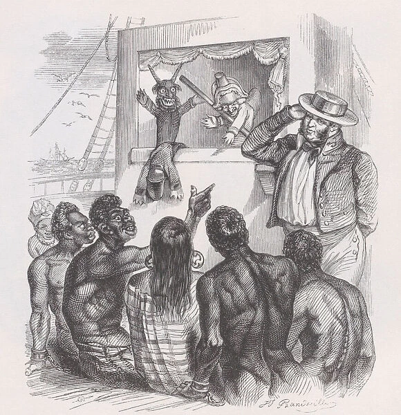 The Negroes and the Puppets from The Complete Works of Beranger, 1836