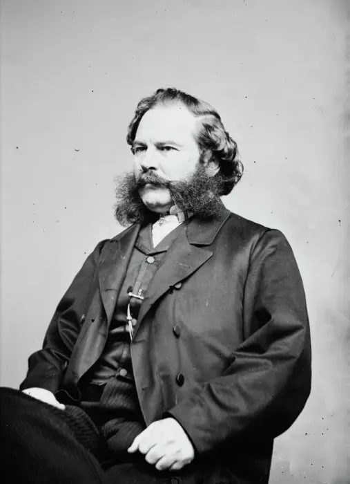 Framed Print : Nehemiah Perry of New Jersey, between 1855 and 1865. Creator: Unknown Framed Print : Nehemiah Perry of New Jersey, between 1855 and 1865. Creator: Unknown