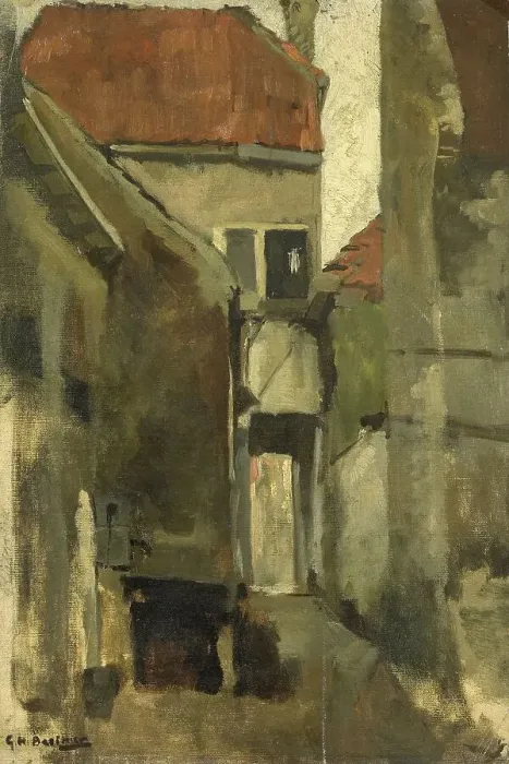Framed Print : Neighborhood Street in Rijswijk near The Hague, c.1880-c.1923. Creator: George Hendrik Breitner Framed Print : Neighborhood Street in Rijswijk near The Hague, c.1880-c.1923. Creator: George Hendrik Breitner