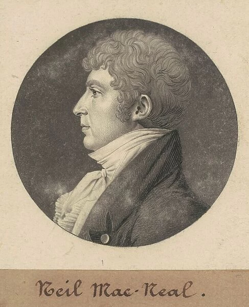 Neil MacNeal, 1809. Creator: Charles Balthazar Julien Fevret de Saint-Memin