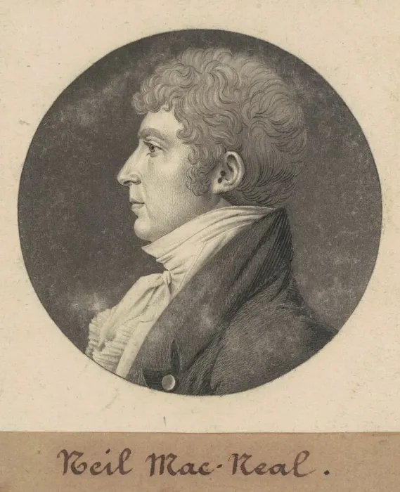 Framed Print : Neil MacNeal, 1809. Creator: Charles Balthazar Julien Fevret de Saint-Memin Framed Print : Neil MacNeal, 1809. Creator: Charles Balthazar Julien Fevret de Saint-Memin