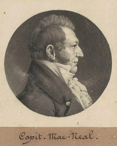 Neil McNeill, 1809. Creator: Charles Balthazar Julien Fevret de Saint-Memin
