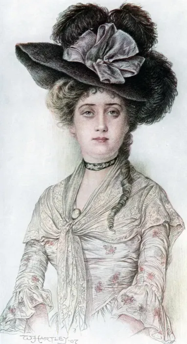 Framed Print : Nell, 1908-1909. Artist: William Hartley Waddington