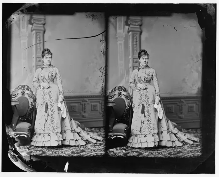 Framed Print : Nellie Grant Sartoris, 1865-1880. Creator: Unknown Framed Print : Nellie Grant Sartoris, 1865-1880. Creator: Unknown