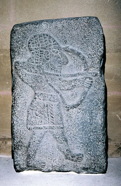 Neo-Hittite stone relief of an archer, c9th century BC